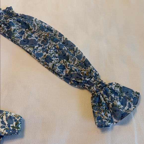 Lavish Alice Floral Print Ballom Sleeves Mini Dress Size 4 NWT - Picture 10 of 15